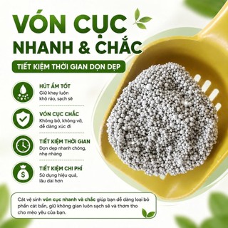 [Combo 2 Bao 7kg] Cát Nhật Đen Cho Mèo 9L 3.5kg Vón Cục Siêu Nhanh Khử Mùi Ít Bụi - Wanna Pet SG