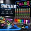 Bộ bút phấn dạng lỏng 8 màu - Phấn Highlighter xóa được không bụi cho trẻ em Graffiti