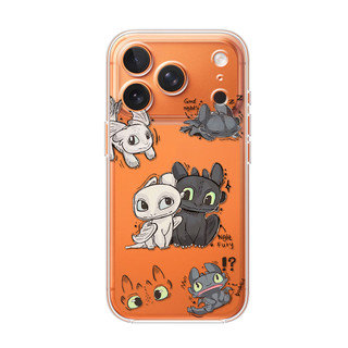 Night Fury/Light Fury ỐP đIệN ThoạI Cho IPhone 17 16PRO 15Plus 14 13 12 11 Promax XR XSMAX ốP Silicon TPU MềM Trong SuốT