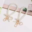 Mặt dây chuyền móc khóa CATMALLER88, Móc khóa vỏ hợp kim, Phong cách đáng yêu DIY Ngọc trai Hình trái tim Mặt dây chuyền tai nghe dành cho nam giới