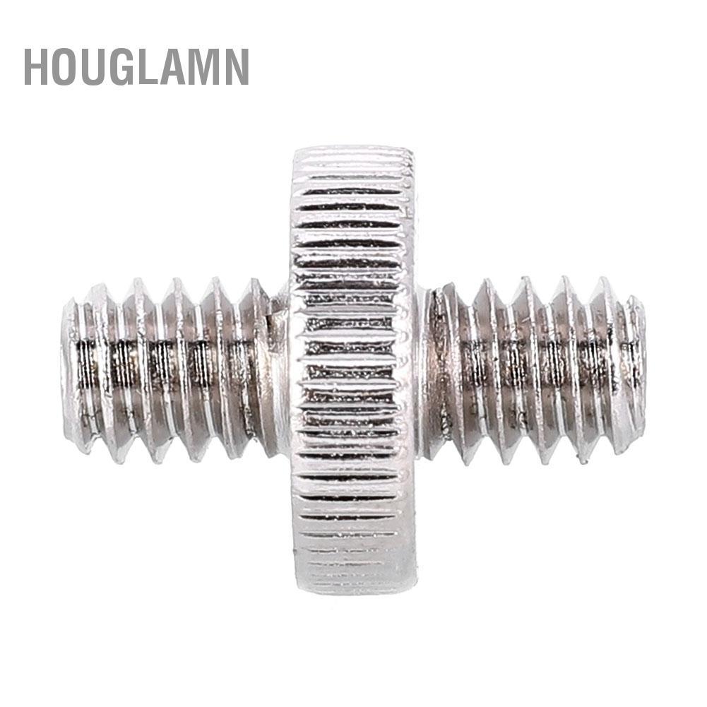 Houglamn Houglamn 1/4 Nam Sang Có Ren Bộ Chuyển Đổi Kim Loại Chân Máy Ảnh Đầu Nối Ballhead Mạ Bạc Cho Máy Ảnh DSLR Monopod Chân Đèn Phụ Kiện Video