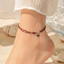 THEGIRL8B Vòng chân hai lớp, Dây thiết kế đơn giản Vòng chân dệt dây, Vòng tay may mắn Người yêu Tình bạn Phụ nữ Trang sức Quà tặng