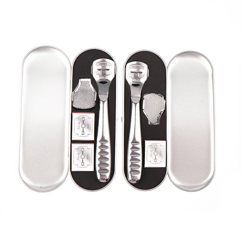 Trong Kho Thép Không Gỉ Móng Chân Công Cụ Thiết Lập Chân Dao Cạo Callus Remover Tẩy Tế Bào Chết Máy Cạo Râu Cá Tuyết