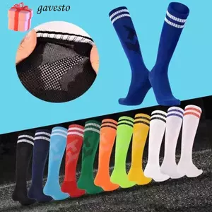 Tất bóng đá GAVESTO, Tất bóng đá chống trượt chống mài mòn, Thể thao đội ​ ​​Độ đàn hồi cao dài ​​Tất thể thao cao đến đầu gối thoáng khí​​ Dành cho trẻ em Thể thao hàng ngày​​