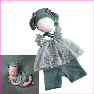 VIC Bé Đầm Chụp Ảnh Thanh Lịch Ren Viền Động Vật Tai Mũ Sơ Sinh Tulle Trang Phục