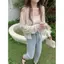 Áo len dệt kim mỏng dệt kim phù hợp cho nữ mùa hè Áo ngoài vải tuyn Áo sơ mi điều hòa không khí