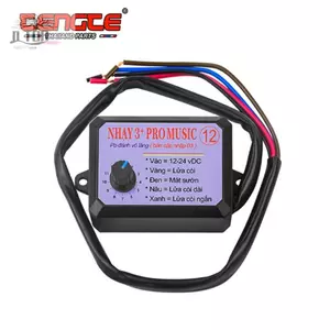 ABS màu đen cho bộ điều khiển HORN cho xe đạp MotorFor tùy chọn âm thanh có thể điều chỉnh 12 tông màu