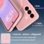 ốp lưng Sản phẩm mới phù hợp với vỏ điện thoại di động hút từ tính mờ Galaxy A27 A37 cảm giác da PC + TPU chống rơi lỗ mịn bảo vệ