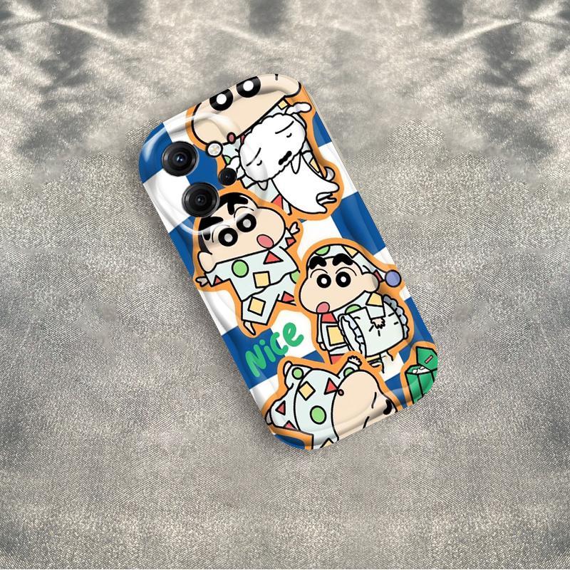 Thích hợp cho Redmi Note 12 4G Wave Soft Crayon Shin-chan Vỏ điện thoại chống sốc