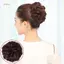 PNPIA- Tóc Tổng Hợp Bun Tóc Giả Nữ Đuôi Ngựa Nối Dài Tóc Scrunchie Co Giãn Sóng Xoăn Tóc Scrunchie Quấn