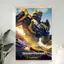 Transformers Phim Không Khung Vải Chống Thấm Nước Poster, Bumblebee Optimus Prime Robot Nghệ Thuật Treo Tường Cho Bé Trai Phòng Trang Trí Nhà