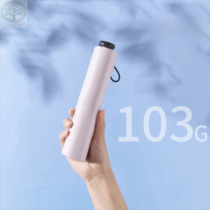 Ô dù đa năng AMBU, Ô chống nắng bằng tay khung 6 lỗ chống tia cực tím, Ô đựng bút chì có thể gập lại siêu nhẹ