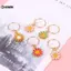 KUZHEN 5 Cái / bộ Hoa Cúc Hợp Kim Đan Stitch Markers Hợp Kim Kẽm Mặt Dây Chuyền Hoa Nhiều Màu Cho Dụng Cụ Đan DIY Phát Hiện HOT