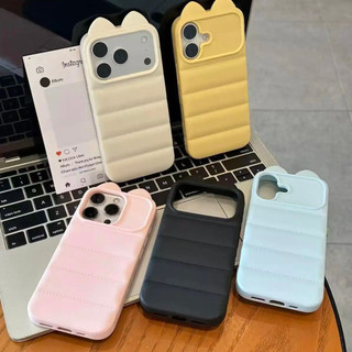 Ốp lưng phong 3D cách dễ thương tai mèo mẫu bán chạy nhất Shopee Việt Nam Bảo Vệ Camera CấpiPhone17/16/15/14/13/12/11Max