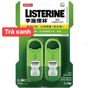 SET 2 XỊT THƠM MIỆNG LISTERIN VỊ TRÀ XANH