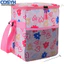 <cosyh>Oxford Floral Print Insulated Lunch Bag for Women Portable Foldable Picnic