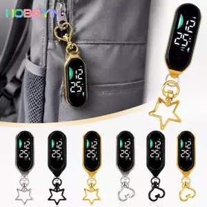 Đồng hồ treo điện tử HOBBYIN, Đồng hồ bỏ túi hiển thị kỹ thuật số chống nước, Đồng hồ bỏ túi phát sáng LED sáng tạo cho trẻ em Người lớn