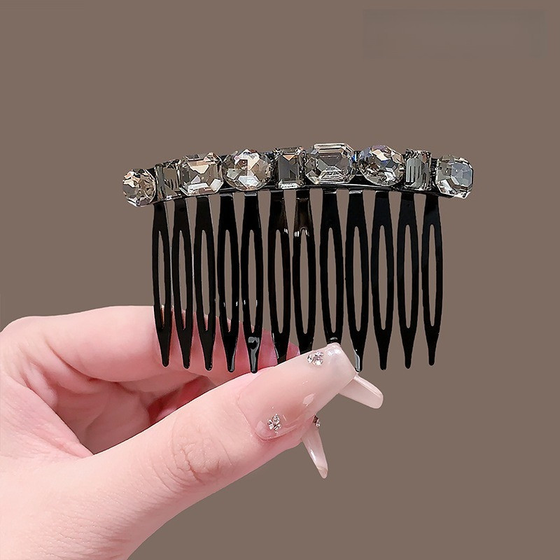 MAUROPOLI Phong Cách Mới Phiên Bản Hàn Quốc Mũ Kim Cương Người Lớn Pha Lê Phiên Bản Hàn Quốc Nổ Kim Cương Giả Lược Tóc