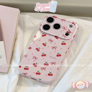 Ốp Lưng Cho Oppo A3X A3 A5i A15 A35 A16 A7 A18 A31 A58 A60 A57 A77 A54 A38 A17 Bìa mềm đứng đáng yêu Cherry