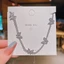 Thời Trang Mới Nữ Bướm Vòng Cổ Sang Trọng Full Kim Cương Vòng Cổ Choker