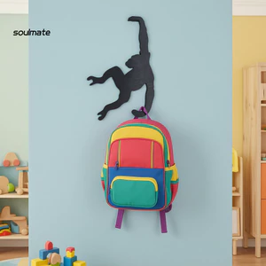 Linh hồn| Móc treo tường Orangutan Móc dễ thương Móc hình con khỉ Orangutan bền bỉ có giá đỡ chuối – Dụng cụ sắp xếp dễ thương cho túi xách Áo khoác – Giữ chuối tươi mát và gọn gàng cho khu vực Đông Nam