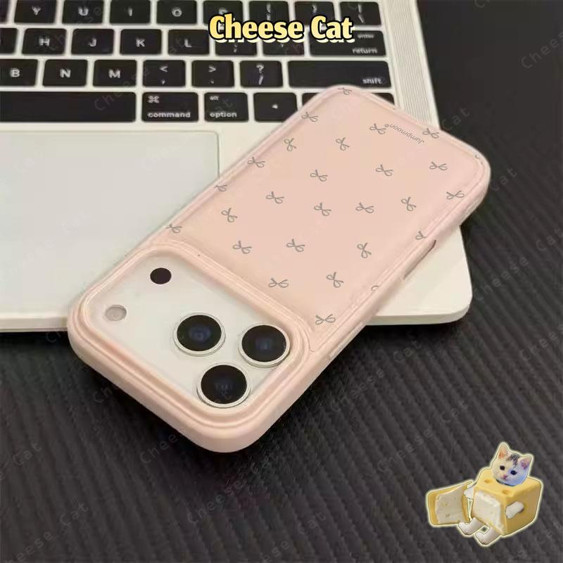 Bao da nơ nhỏ toàn màn hình cho iPhone 13 14 15 11 12 16 17 Pro Max Xs Max XR 7 Plus 8 Plus