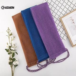 KUZHEN 1 Miếng Bọt Biển Lưới Châu Phi, Lưới Tẩy Tế Bào Chết Toàn Thân Châu Phi 31,5inch Lưới Rửa Nóng