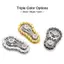 XOITU Sproets Tay Con Lăn Fidget Chain Toys, Kim Loại Dual-Gear Chain Fidget Spinner - Đồ chơi tập trung giảm căng thẳng gia công chính xác VN