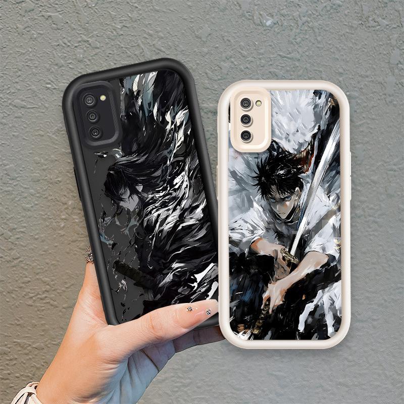 Áp dụng cho Samsung A02S A03S Ốp điện thoại mềm đáng yêu bằng silicon hoạt hình TPU Yuta Okkotsu Jujutsu Kaisen Sinh viên Mặt sau chống sốc mắt thiên thần
