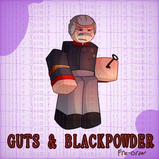 Keychain / gantungan kunci Roblox Guts and Blackpower Fanmerch Pack NPC
