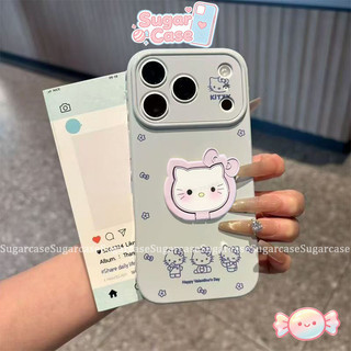 Ốp Lưng Cho Samsung A56 A06 A36 A16 A05 A26 A07 A15 A17 A05 A50 A03 A54 A55 A04 Phim hoạt hình Bow Kitty Stand Bìa mềm