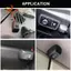 Dành cho thuyền ô tô cho gia đình 3 gói nội tuyến KCD1 Rocker Switch 10A 12V SPST Hộp công tắc có tấm gắn tự dính Boar