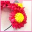 MYPANDA 1 Ngày Của Người Chết Nhân Tạo Marigold Tóc Giả Hoa Cúc Halloween Lễ Hội Tiệc Hoa Vương Miện Dành Cho Nữ.