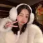 Nhíp Thời Trang Mềm Mại Lông Thú Giả Ấm Tai Mùa Đông Bịt Tai Cho Nữ Màu Trơn Earflap Ngoài Trời Bảo Vệ Lạnh Bịt Tai VN