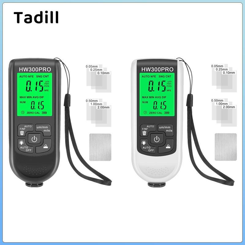 Máy đo độ dày sơn di động 0 ~ 2000Um Độ phân giải 1M Máy kiểm tra độ chính xác cao cho ô tô
