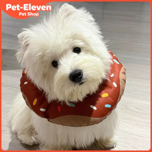Donut Chống Thấm Nước Elizabeth Cổ Mèo Cổ Mềm Khử Trùng Thú Cưng Chống Dính Cắn Cổ Áo Xấu Hổ Có Thể Điều Chỉnh