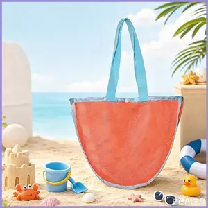 Lưới Đi Biển Tote 6 Miếng Nữ Trẻ Em Túi Lưới Đi Biển Túi Nữ Cho Bể Bơi Du Lịch Mùa Hè Cắm Trại Kỳ Nghỉ mueadsyvn