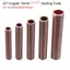 ITRUMPET 1 Chiếc GT Đồng Thiết Bị Đầu Cuối Ống Kết Nối, Lỗ Đi Qua Ferrule Lug Dây Mũi Thiết Bị Đầu Cuối Uốn, GT-10 / 16 / 25 / 35 / 50 / 70 / 95 / 120mm2 Đồng Bu Lông Lỗ GT Tay Ống Hàn