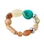 Vòng tay đính cườm PYCOU, Vòng tay Boho nhiều màu Acrylic, Hạt không đều Nhẹ Boho Sang trọng Vòng tay đàn hồi Trang sức