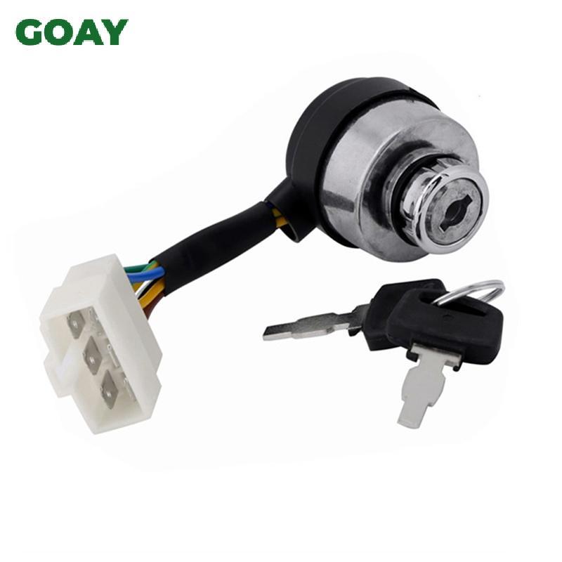 GOAY 4 / 6 Dây Cách Máy Phát Điện Xăng Khởi Động Chìa Khóa Công Tắc Tôm Cho 2-3KW 168F Và 5-8kw 188F Phụ Kiện Máy Phát Điện VN