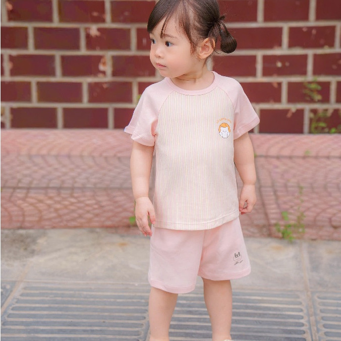 BỘ CỘC TAY JACLAG KẺ LIL [ SIÊU MỀM, MÁT, MỊN CO DÃN VÀ THẤM HÚT TỐT] SZ 6/9M - 4Y (HCT56)