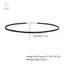 HNKMP Độc Đáo Nhung Choker Nelace Dành Cho Nữ, Dây Xích Inox, Trang Sức Hợp Thời Trang Quà Tặng Ngày Của Mẹ.