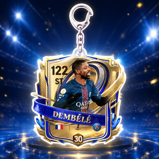 ( UTOTY26 FCM ) Móc Khóa Cầu Thủ Thẻ Cầu Thủ FC Mobile Mùa Thẻ UTOTY26 - TRÍ DECOR SHOP