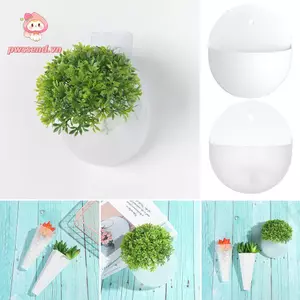 PWSSEND Móc Treo Bình Hoa Trong Suốt / Trắng Bắc Âu Trồng Nước