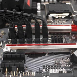 [KTP] M.2 NVMe PCI-E đến 6 cổng SATA Adapter Card Riser III asm1166 Gb/giây mở rộng, cho pcputer.