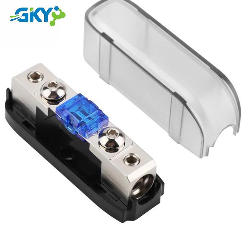 GKY Âm Thanh Xe Ô Tô Cầu Chì Nguồn Cầu Chì 30-150A Âm Thanh Nổi Một Chiều AGU Cầu Chì Giá Đỡ GKY