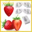 GUSTAVA Dâu Khuôn Silicon Thân Thiện Với Môi Trường DIY Fondant Kẹo Đất Sét Bánh Ngọt Làm Dụng Cụ Nướng Bánh Nhà Bếp