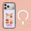 Ốp điện thoại từ tính hình chú chó hoạt hình dễ thương cho iPhone 13 14 15 16 Plus 17 Pro Max 17 Vỏ khí Vỏ bảo vệ chống sốc