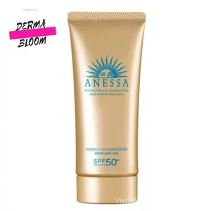 Anessa Kem Chống Nắng Gel Dịu Nhẹ SPF50+ Chống Tia UVA UVB, Kiềm Dầu Không Bít Lỗ Chân Lông, Dùng Mặt Và Thân Thể