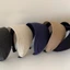 Băng đô đan rộng EDIWANY, Băng đô mềm mại có răng Turban, Phụ kiện tóc vòng tròn màu trơn cao cấp kiểu cổ điển